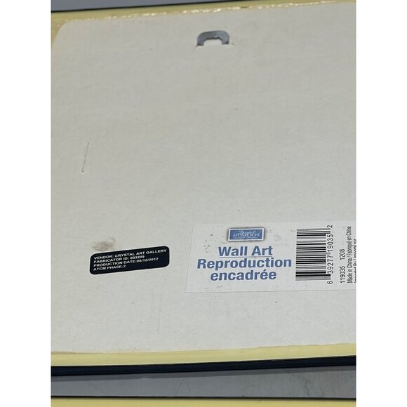 Set of 2 Special Moments Wall Art Reproduction black metal frames Nouveau READ - Picture 6 of 6